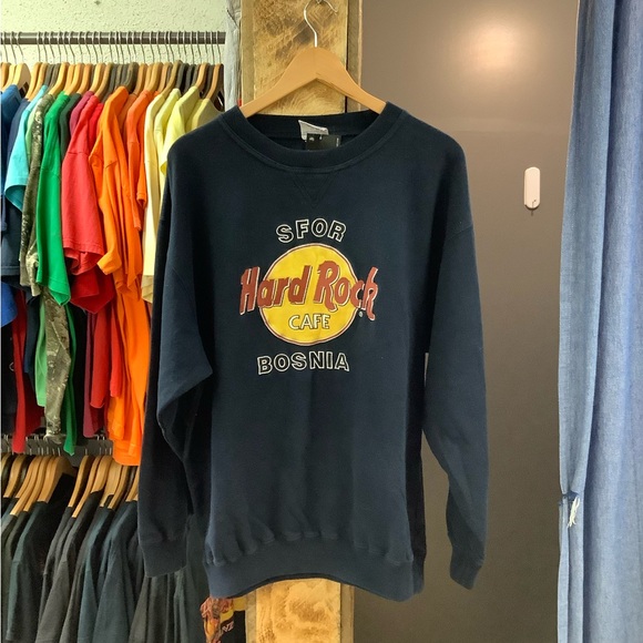 Hard Rock Cafe Other - Vintage Hard Rock Cafe Navy Sweatshirt